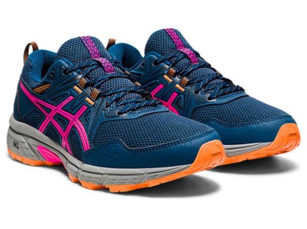 ASICS SHOES | GEL-VENTURE 8 (D) - Mako Blue/Pink Glo