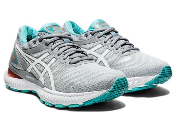 ASICS SHOES | GEL-Nimbus 22 (D) - Sheet Rock/White