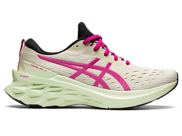 ASICS SHOES | NOVABLAST 2 - Birch/Pink Rave