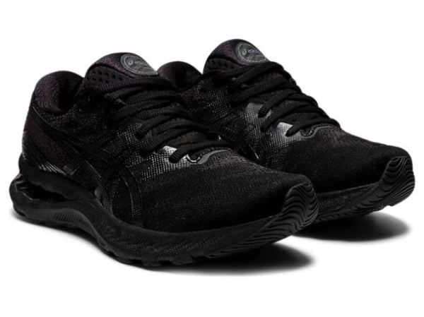 ASICS SHOES | GEL-NIMBUS 23 (D) - Black/Black