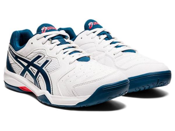 ASICS SHOES | GEL-DEDICATE 6 - White/Mako Blue