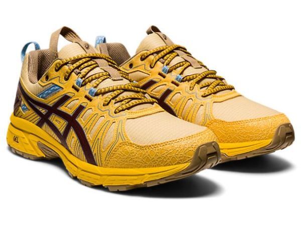 ASICS SHOES | HN1-S GEL-VENTURE - Yellow/Ox Brown