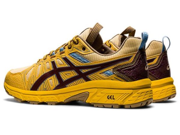 ASICS SHOES | HN1-S GEL-VENTURE - Yellow/Ox Brown