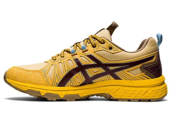 ASICS SHOES | HN1-S GEL-VENTURE - Yellow/Ox Brown