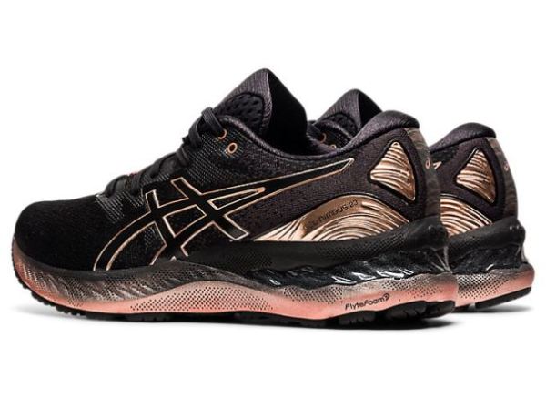 ASICS SHOES | GEL-NIMBUS 23 PLATINUM - Black/Rose Gold