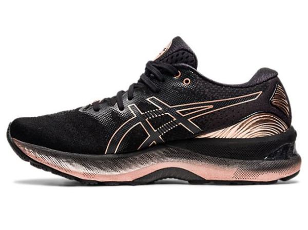 ASICS SHOES | GEL-NIMBUS 23 PLATINUM - Black/Rose Gold