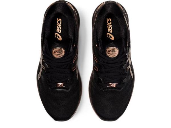 ASICS SHOES | GEL-NIMBUS 23 PLATINUM - Black/Rose Gold