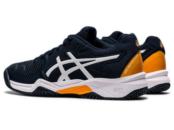 ASICS SHOES | GEL-Resolution 8 GS - French Blue/White