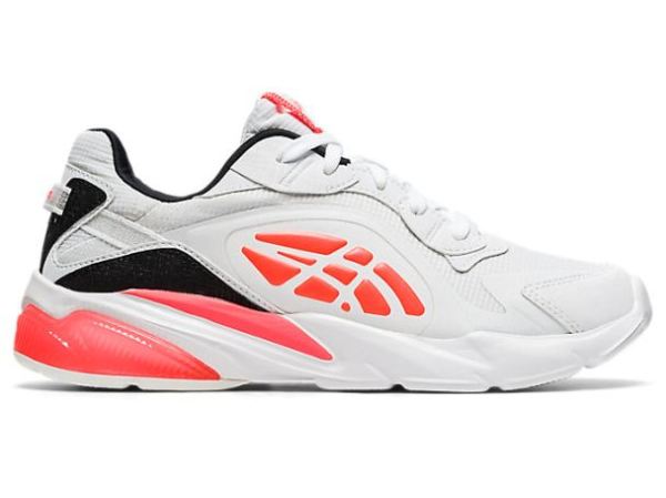 ASICS SHOES | GEL-MIQRUM - White/Sunrise Red