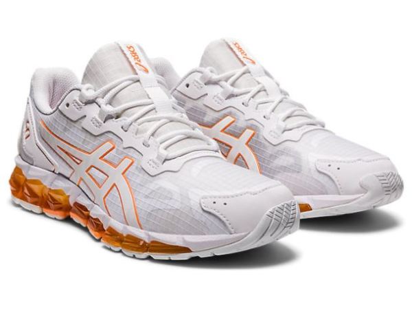 ASICS SHOES | GEL-QUANTUM 360 6 - White/Sun Peach