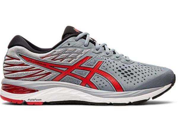 ASICS SHOES | GEL-CUMULUS 21 - Sheet Rock/Speed Red