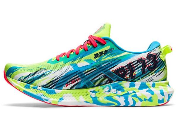 ASICS SHOES | NOOSA TRI 13 - Hazard Green/Digital Aqua