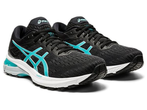 ASICS SHOES | GT-2000 9 - Black/Techno Cyan