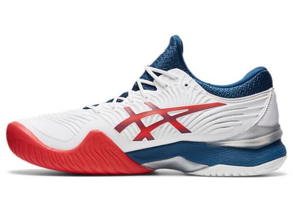 ASICS SHOES | COURT FF 2 - White/Mako Blue