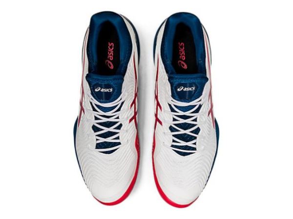 ASICS SHOES | COURT FF 2 - White/Mako Blue