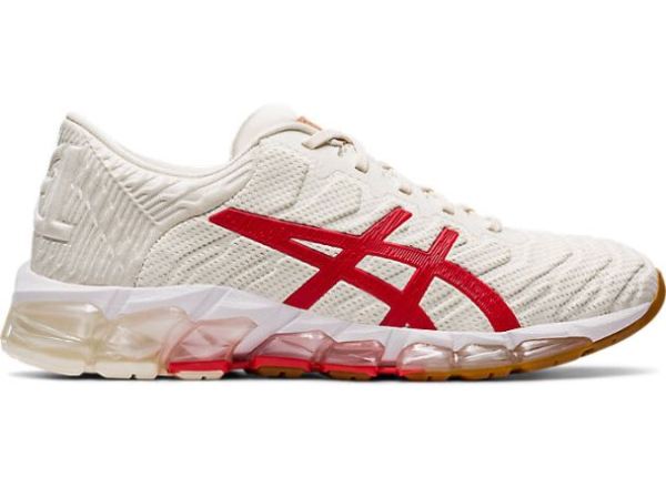 ASICS SHOES | GEL-QUANTUM 360 5 - Cream/Classic Red