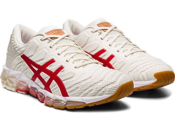 ASICS SHOES | GEL-QUANTUM 360 5 - Cream/Classic Red