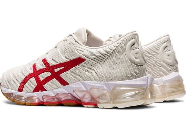 ASICS SHOES | GEL-QUANTUM 360 5 - Cream/Classic Red