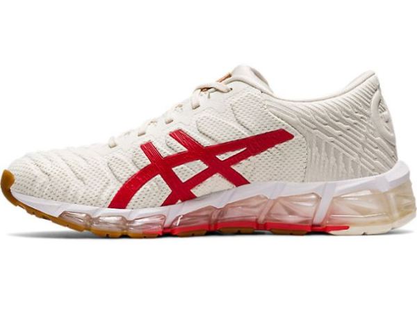 ASICS SHOES | GEL-QUANTUM 360 5 - Cream/Classic Red