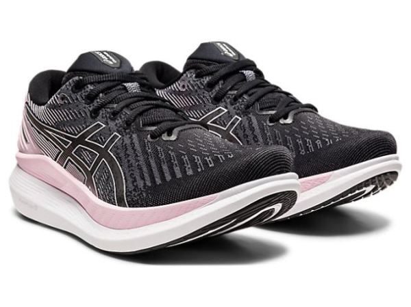 ASICS SHOES | GLIDERIDE 2 - Black/Pink Salt