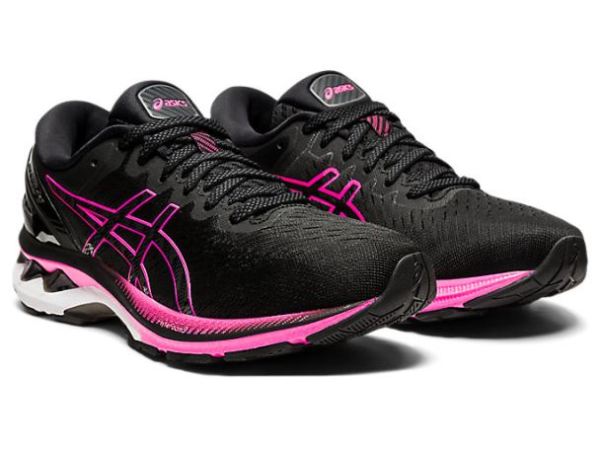 ASICS SHOES | GEL-KAYANO 27 - Black/Pink Glo