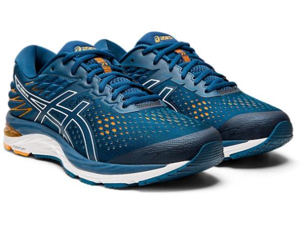 ASICS SHOES | GEL-CUMULUS 21 - Mako Blue/White