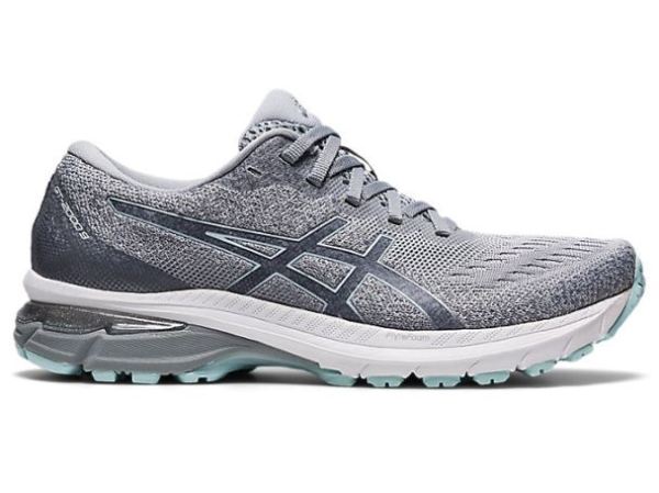 ASICS SHOES | GT-2000 9 KNIT - Piedmont Grey/Aqua Angel