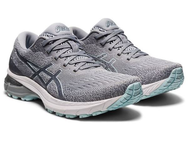 ASICS SHOES | GT-2000 9 KNIT - Piedmont Grey/Aqua Angel