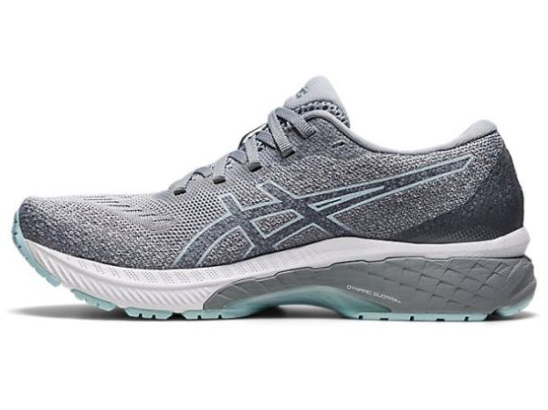 ASICS SHOES | GT-2000 9 KNIT - Piedmont Grey/Aqua Angel