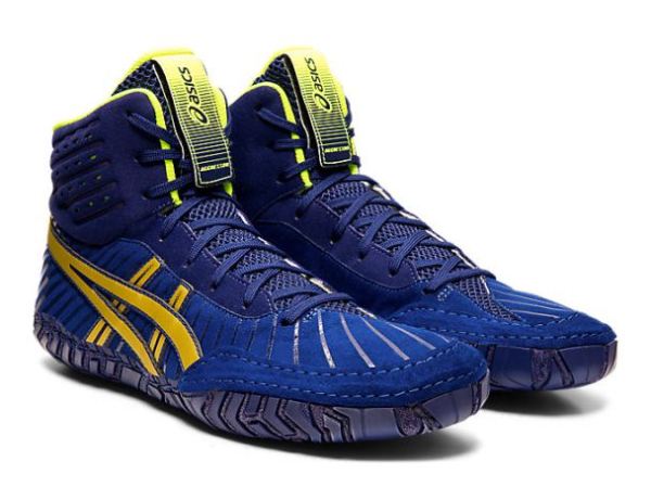 ASICS SHOES | Aggressor 4 - Drive Blue/Rich Gold