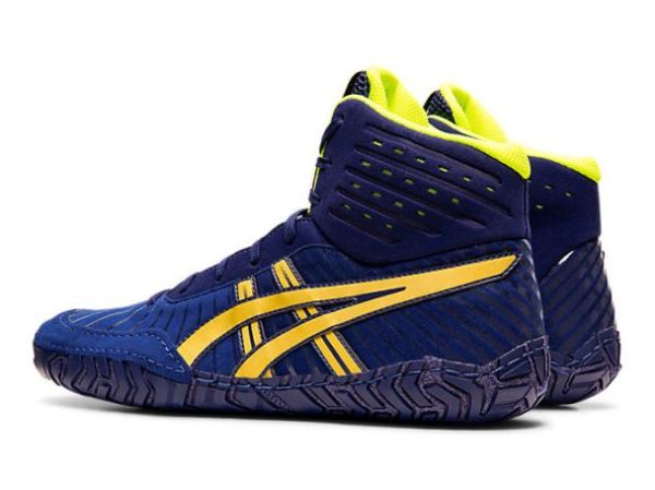 ASICS SHOES | Aggressor 4 - Drive Blue/Rich Gold