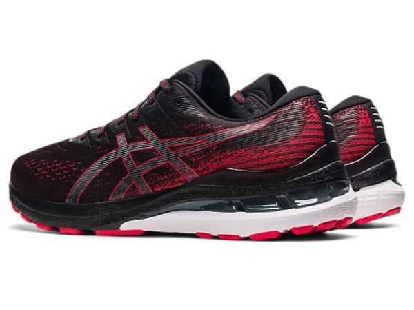 ASICS SHOES | GEL-KAYANO 28 - Black/Electric Red