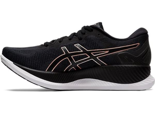 ASICS SHOES | GLIDERIDE - Black/Rose Gold