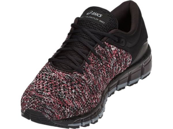 ASICS SHOES | GEL-Quantum 360 Knit 2 - Black/Classic Red/Stone Grey