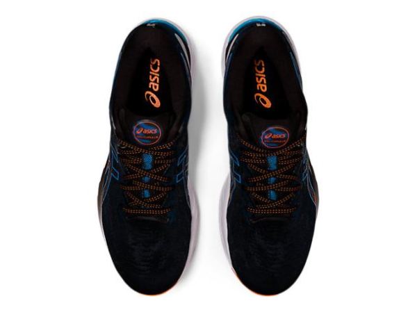 ASICS SHOES | GEL-CUMULUS 23 (2E) - Black/Reborn Blue