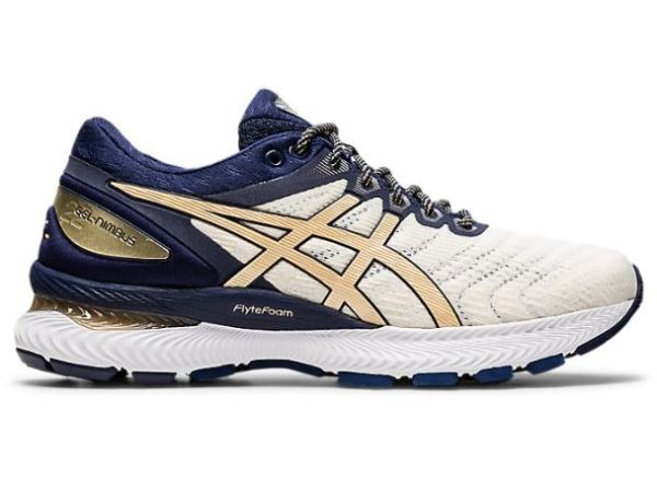 ASICS SHOES | GEL-Nimbus 22 THE NEW STRONG - White/Champagne