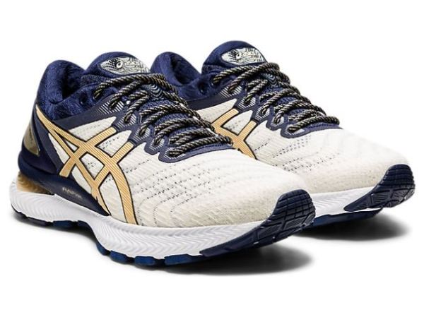 ASICS SHOES | GEL-Nimbus 22 THE NEW STRONG - White/Champagne