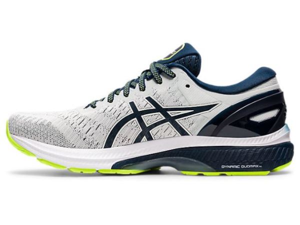 ASICS SHOES | GEL-KAYANO 27 - Glacier Grey/French Blue