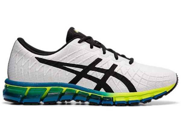 ASICS SHOES | GEL-QUANTUM 180 4 - White/Safety Yellow