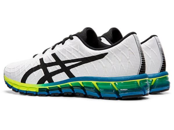 ASICS SHOES | GEL-QUANTUM 180 4 - White/Safety Yellow