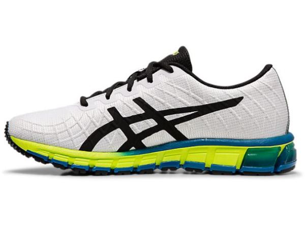 ASICS SHOES | GEL-QUANTUM 180 4 - White/Safety Yellow