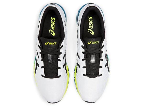 ASICS SHOES | GEL-QUANTUM 180 4 - White/Safety Yellow