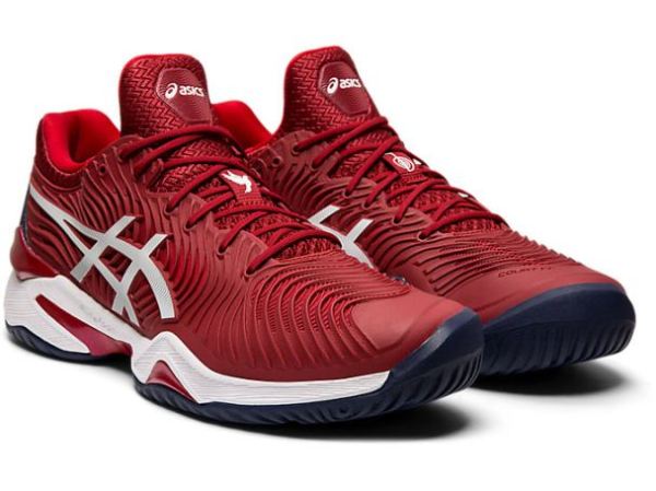 ASICS SHOES | COURT FF NOVAK - Burgundy/White