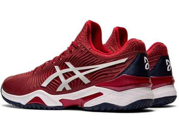 ASICS SHOES | COURT FF NOVAK - Burgundy/White