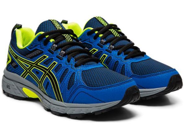 ASICS SHOES | GEL-VENTURE 7 GS - Black/Safety Yellow