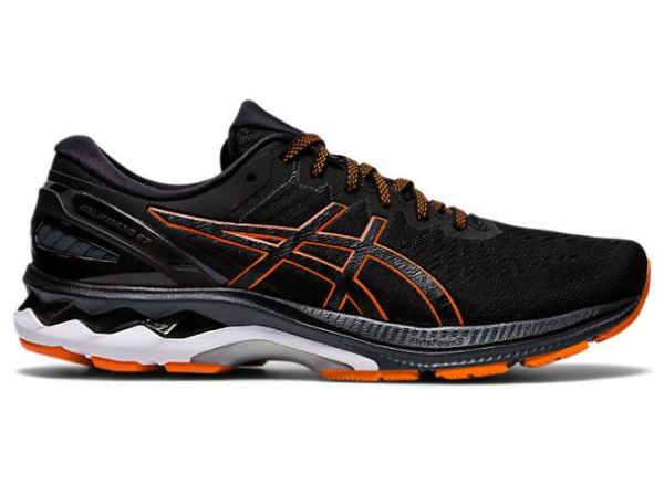 ASICS SHOES | GEL-KAYANO 27 - Black/Marigold Orange