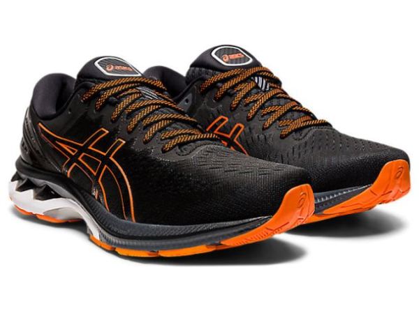 ASICS SHOES | GEL-KAYANO 27 - Black/Marigold Orange