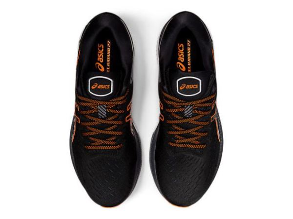 ASICS SHOES | GEL-KAYANO 27 - Black/Marigold Orange