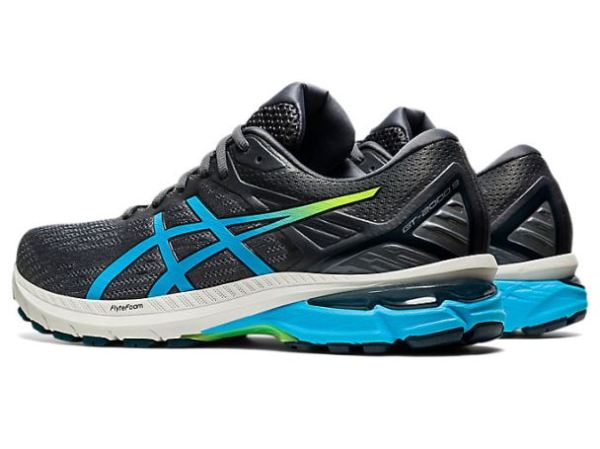 ASICS SHOES | GT-2000 9 (2E) - Carrier Grey/Digital Aqua