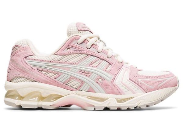 ASICS SHOES | GEL-KAYANO 14 - Cream/Pink Salt